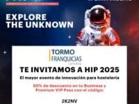 Tormo Franquicias participará una vez más en la cita anual de HIP 2025